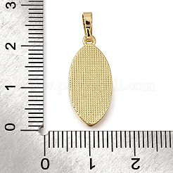真鍮製のシェルペンダント  カドミウムフリー＆鉛フリー  聖母マリア  18KGP本金メッキ  21x10x2mm  穴：4x6mm&nbsp;KK-D328-01G-D