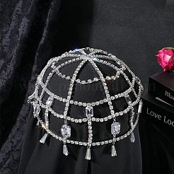 Alloy Rhinestone Headbands for Women&nbsp;AJEW-WH20020-241P
