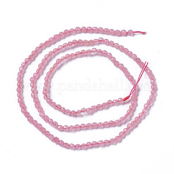 Natural White Jade Beads Strands&nbsp;G-F596-46B-2mm