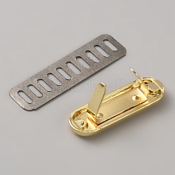 合金クリスタルラインストーン手作りラベルタグ  シム付き  製袋用  オーバル  ゴールドカラー  35x12x3mm&nbsp;FIND-WH0173-534B-G