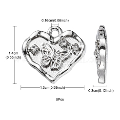 Alloy Crystal Rhinestone Pendants&nbsp;FIND-YW0001-90