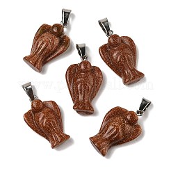 Natural & Synthetic Mixed Gemstone Pendants&nbsp;G-B127-10P