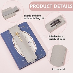 6Pcs 6 Colors Imitation Leather Pen Holder&nbsp;ABAG-CP0001-15B