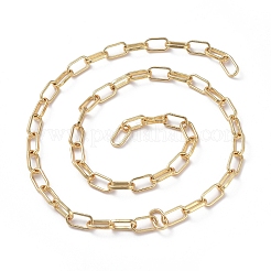 Soldered Brass Paperclip Chains&nbsp;CHC-G005-19G