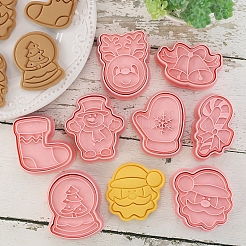 Christmas Plastic Cookie Molds&nbsp;PW-WG518B8-01