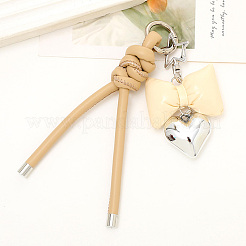 1Pc Imitation Leather Keychain&nbsp;AJEW-CL0001-09C