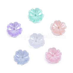 Resin Imitation Pearl Bead Caps&nbsp;RESI-N036-02A