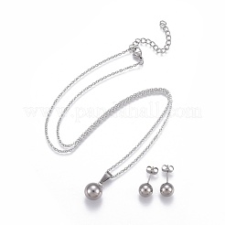 304 Stainless Steel Jewelry Sets&nbsp;STAS-I108-05