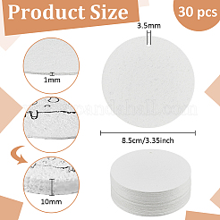 30Pcs Wood Pulp Cotton Sponge Cleaning Cloths&nbsp;AJEW-BC0009-67A