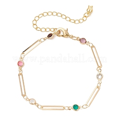 Brass Oval Link Chains Bracelets for Women&nbsp;BJEW-JB12970