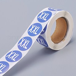 Paper Self-Adhesive Clothing Size Labels&nbsp;DIY-A006-B06
