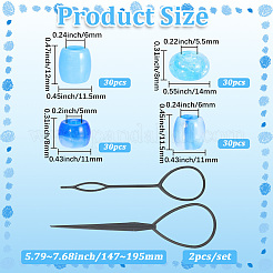 1Bag Plastic Hair Braiding Tool&nbsp;FIND-PA0001-58