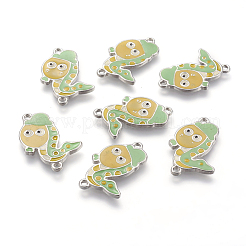 Alloy Enamel Kawaii Cartoon Snake Links&nbsp;ENAM-2994