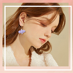 UVメッキアクリルビーズ20個。  ABカラー  雲  ミックスカラー  15x29.5x20.5mm  穴：2mm&nbsp;OACR-SP0002-08