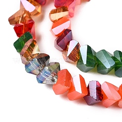 Electroplate Glass Beads Strands&nbsp;X-GLAA-T023-A17-01
