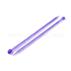 プラスチック製編み針  編み物用  ミックスカラー  350x8.5~19x5~11mm  7ペア/セット&nbsp;LS-TOOL-WH0117-69B