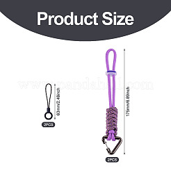 Polyester Cord Ropes Pendant Decorations&nbsp;HJEW-TADJ0022-01B