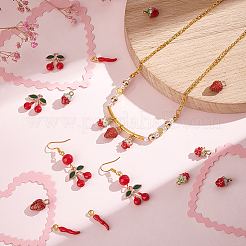 50Pcs 5 Styles Alloy Enamel Charms&nbsp;ENAM-PH0002-66