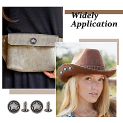 120 Bags Zinc Alloy Decorative Rivets&nbsp;FIND-FH0017-90A