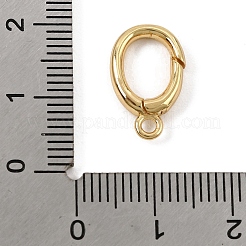 Brass Spring Gate Ring&nbsp;KK-C075-51G
