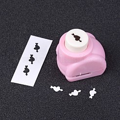Random Single Color or Random Mixed Color Mini Plastic Craft Paper Punch Sets for Scrapbooking & Paper Crafts&nbsp;AJEW-L051-14