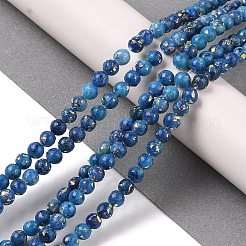 Assembled Natural Dolomite and Synthetic Opal Beads Strands&nbsp;G-Q017-G06-01D-1