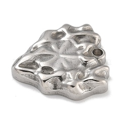 304ステンレスペンダント  ハートチャーム  アンティークシルバー  19x18.5x3.5mm  穴：1.8mm&nbsp;STAS-D197-21AS-05