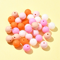 35Pcs Food Grade Eco-Friendly Silicone Focal Beads&nbsp;SIL-FS0001-22B