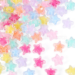 100Pcs Transparent Acrylic Beads&nbsp;OACR-TADJ0001-24