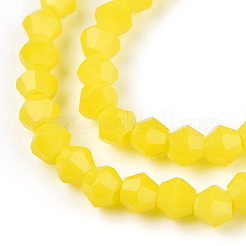 Opaque Solid Color Imitation Jade Glass Beads Strands&nbsp;EGLA-A039-P2mm-D05