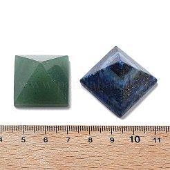 Chakra Pyramid Natural Gemstone Figurines&nbsp;DJEW-F026-01