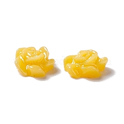 樹脂カボション  ネイルアートの装飾の付属品  花  ゴールド  5~6x3mm&nbsp;MRMJ-T046-01L