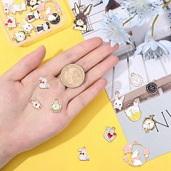 Mixed Shapes Alloy Enamel Pendants&nbsp;ENAM-SC0001-41