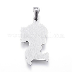 304 Stainless Steel Pendants&nbsp;STAS-K162-022P