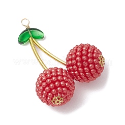 ABS Plastic Imitation Pearl Pendants&nbsp;PALLOY-JF03836