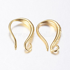 Brass Earring Hooks&nbsp;KK-K197-62G