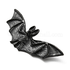 ハロウィン合金コネクタチャーム  バットリンク  電気泳動黒  26x76x7mm  穴：6x3mm&nbsp;LS-PALLOY-D020-17EB