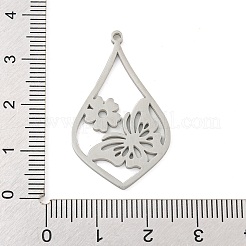 Non-Tarnish 304 Stainless Steel Pendants&nbsp;STAS-Z076-11P