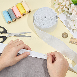 7.25 Yards Elastic Fabrics Nylon Ribbons&nbsp;DIY-MA0007-11