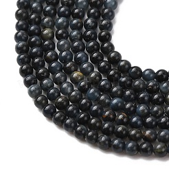 Natural Blue Tiger Eye Beads Strands&nbsp;G-Z116-A08-2mm