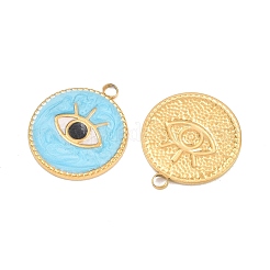 304 Stainless Steel Enamel Pendants&nbsp;STAS-K293-14G-01