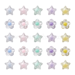 125Pcs 10 Style Transparent Acrylic Beads&nbsp;TACR-YW0001-38