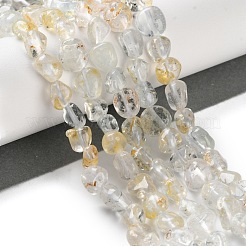 天然トパーズクリスタルビーズ連売り  ナゲット  タンブルストーン  4.5~11.5x3~7x3.5~6mm  穴：1.2mm  約48~68個/連  15.35~15.94''（39~40.5センチメートル）&nbsp;G-P497-01C-66