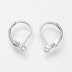 Tarnish Resistant 304 Stainless Steel Leverback Earring Findings&nbsp;STAS-S066-13