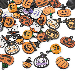 36Pcs 12 Styles Halloween Alloy Enamel Pendants&nbsp;ENAM-TA0003-51
