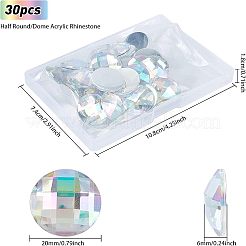 Taiwan Acrylic Rhinestone Cabochons&nbsp;ACRT-FG0001-001