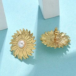 201 Stainless Steel Stud Earrings&nbsp;EJEW-D354-08G-02