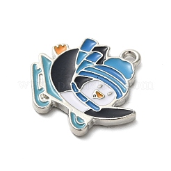 Winter Theme Alloy Enamel Pendants&nbsp;ENAM-M002-04C-P
