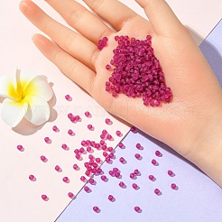 プレシオサ®クリスタルビーズ  チェコクリスタル  双円錐形(451 69 302 ロンデル)  70350 840 フクシアマット  4mm  穴：0.8mm&nbsp;X-PRC-BA4-70350-840