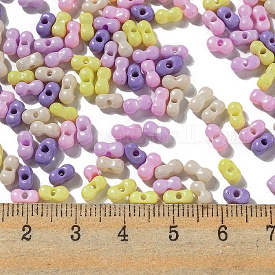 Opaque Baking Paint Glass Seed Beads&nbsp;SEED-K009-01A-27-1
